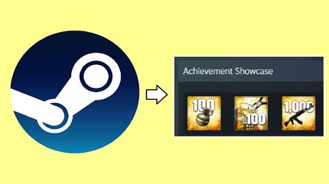 steam how to showcase achievements